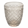 Set van 6 waterglazen in transparant gekleurd glas grijs Castle Stone Voorraad