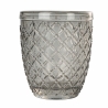 Set van 6 waterglazen in transparant gekleurd glas grijs Castle Stone Karakteristieken