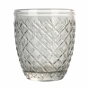 Set van 6 waterglazen in transparant gekleurd glas grijs Castle Stone Prijs