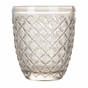 Set van 6 waterglazen in transparant gekleurd glas grijs Castle Stone Kosten