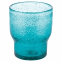 Set van 6 handgemaakte waterglazen van gekleurd groen glas Unico Greenery Catalogus