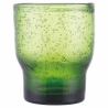 Set van 6 handgemaakte waterglazen van gekleurd groen glas Unico Greenery Model