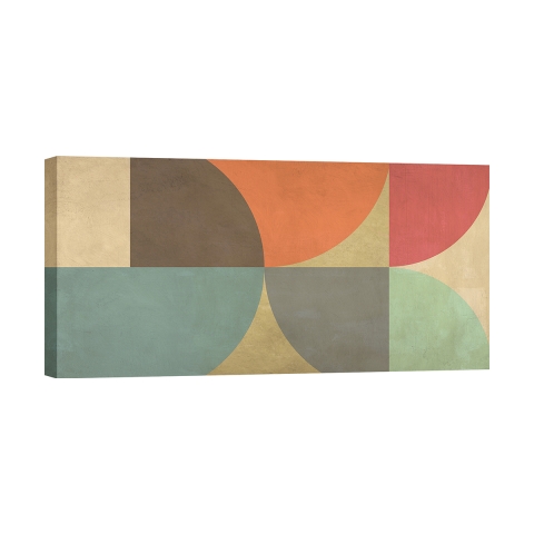 Abstract geometrisch canvas schilderij Supergraphics Sandro Nava Aanbieding