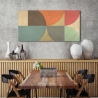 Abstract geometrisch canvas schilderij Supergraphics Sandro Nava Korting
