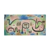 Abstrakt schilderij op canvas kleurrijk Insula Dulcamara Paul Klee Aanbod