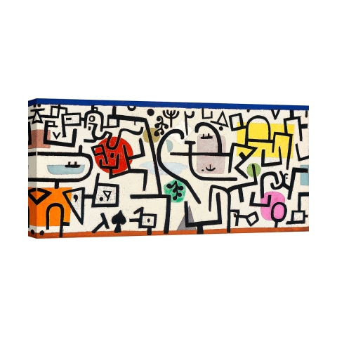 Abstract schilderij op canvasdoek Rich Harbour Paul Klee Aanbieding