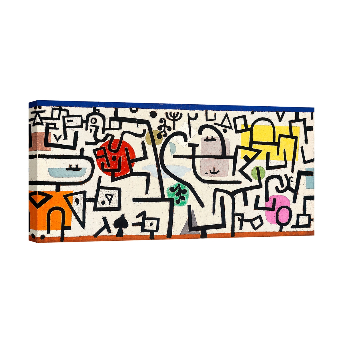 Abstract schilderij op canvasdoek Rich Harbour Paul Klee Aanbieding Abstract schilderij op canvasdoek Rich Harbour Paul Klee Aanbieding