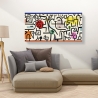 Abstract schilderij op canvasdoek Rich Harbour Paul Klee Korting
