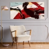 Moderne abstracte print op canvas Ride the Tiger Jim Stone Verkoop