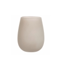 Set van 6 drinkglazen druppelvorm 600 ml grijs Happy Hour Stones Korting