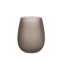 Set van 6 drinkglazen druppelvorm 600 ml grijs Happy Hour Stones Kortingen