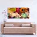 Abstract Bloemenpaneel op Canvas Floating Flowers Jim Stone Korting