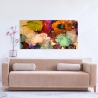 Abstract Bloemenpaneel op Canvas Floating Flowers Jim Stone Korting