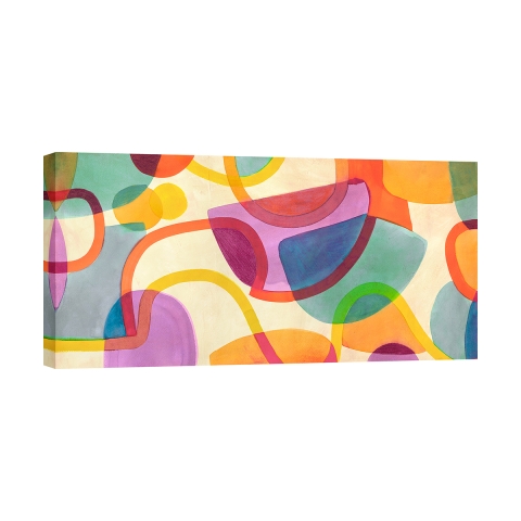 Moderne abstracte canvasprint Fun Fair Steve Roja Aanbieding
