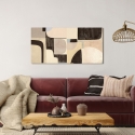 Abstract geometrisch schilderij op canvas Pale Winter Steve Roja Verkoop