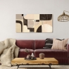 Abstract geometrisch schilderij op canvas Pale Winter Steve Roja Verkoop