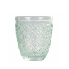 Set van 6 transparante groene glazen wijnglazen Castle Greenery Voorraad