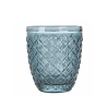 Set van 6 doorzichtige blauwe glazen tafelbekers Castle Ocean Aanbod
