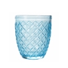 Set van 6 doorzichtige blauwe glazen tafelbekers Castle Ocean Korting