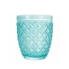 Set van 6 doorzichtige blauwe glazen tafelbekers Castle Ocean Kortingen