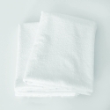Set van 2 witte katoenen kussenhoezen 50x80cm met rits Dallas Aanbieding