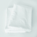 Set van 2 witte katoenen kussenhoezen 50x80cm met rits Dallas Aanbieding
