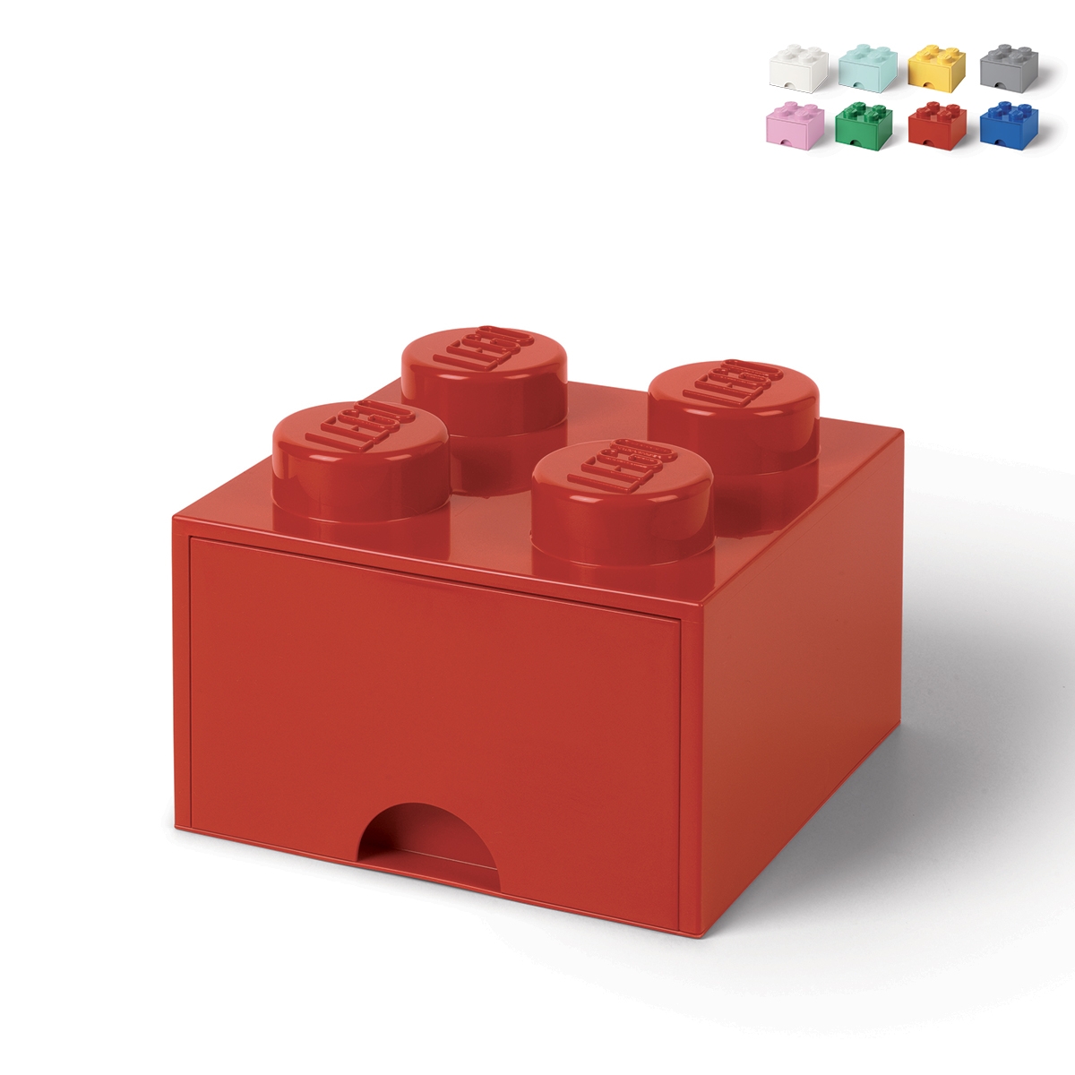 Opbergcontainer in baksteen vorm van LEGO Brick Drawer 4 bottoncini Aanbieding Opbergcontainer in baksteen vorm van LEGO Brick Drawer 4 bottoncini Aanbieding
