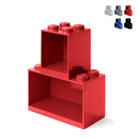 LEGO Brick Shelf Set 4+8 Stapelbare Modulaire Opbergplanken Aanbieding