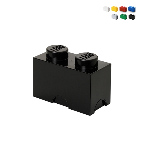LEGO Brick stapelbare rechthoekige opbergdoos met 2 knoppen Aanbieding