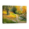 Canvas schilderij landschap Ristoro sul sentiero Adriano Galasso Aanbieding