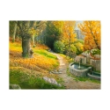 Canvas schilderij landschap Ristoro sul sentiero Adriano Galasso Aanbod