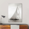 Canvas schilderij zeilboot vintage zwart-wit Britannia Verkoop