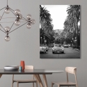 Fotoprint op canvas zwart-wit Boulevard in Hollywood Verkoop