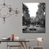 Fotoprint op canvas zwart-wit Boulevard in Hollywood Verkoop