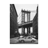 Zwart-wit canvasafdruk By the Manhattan Bridge Gasoline Images Aanbod