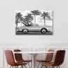 Zwart-wit canvasprint California Julian Lauren Korting