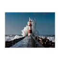 Foto op canvas Zeevuurtoren aan de Middellandse Zee Aanbod