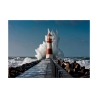 Foto op canvas Zeevuurtoren aan de Middellandse Zee Aanbod