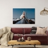 Foto op canvas Zeevuurtoren aan de Middellandse Zee Verkoop