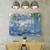 Impressionistische canvasdoekafdruk Waterlelies Claude Monet Korting