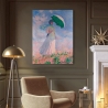 Schilderij op canvas - Vrouw met parasol Claude Monet Verkoop