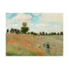 Impressionistisch canvas schilderij Veld met klaprozen van Claude Monet Aanbod