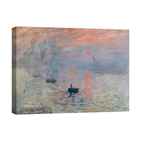 Canvas print Impression, soleil levant door Claude Monet Aanbieding
