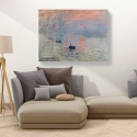 Canvas print Impression, soleil levant door Claude Monet Korting