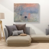 Canvas print Impression, soleil levant door Claude Monet Korting