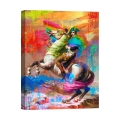 Moderne pop-art schilderij op canvas Napoleon 2.0 van Eric Chestier Aanbieding