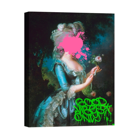 Pop street art Schilderij op doek Marie Antoinette van Eric Chestier Aanbieding