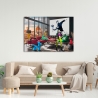 Modern popart schilderij op canvas Surrealofts Firenze Gerard Madau Verkoop