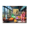 Canvas kunstwerk popart Surrealofts Milano Gerard Madau Aanbod