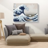 Canvas schilderij De Grote Golf van Kanagawa Hokusai Grote Golf Korting